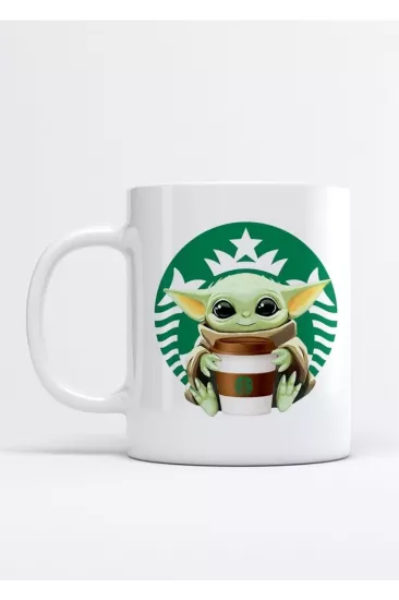 Yoda Starbucks Baskılı kupa Bardak